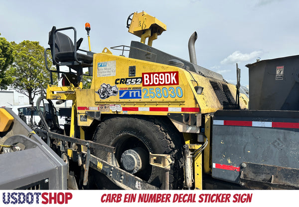 carb ein decal
