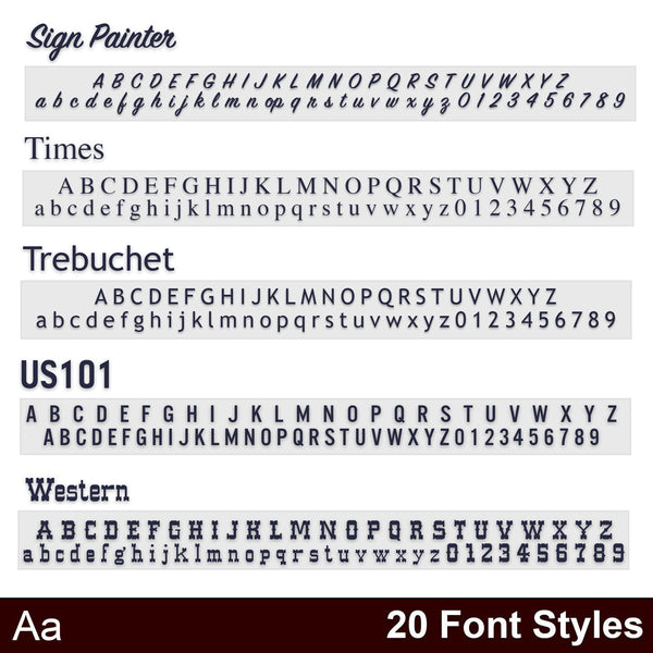 Vertical Truck or Vehicle Number Sticker Decal Lettering for USDOT Compliance (2 Pack)