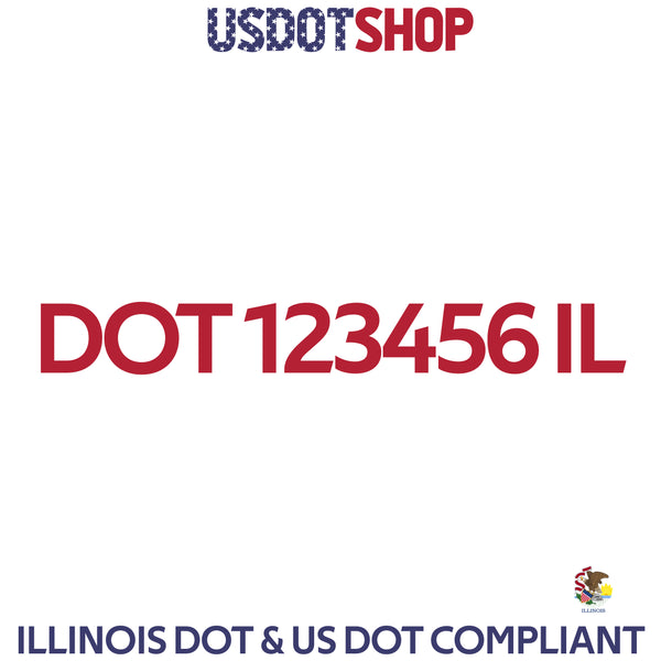usdot decal Illinois