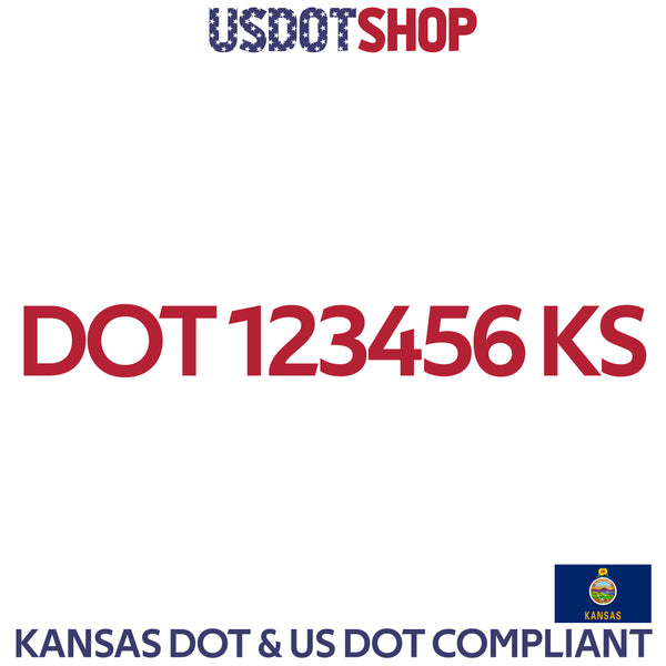 usdot decal Kansas