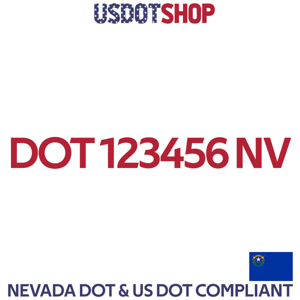 usdot decal nevada