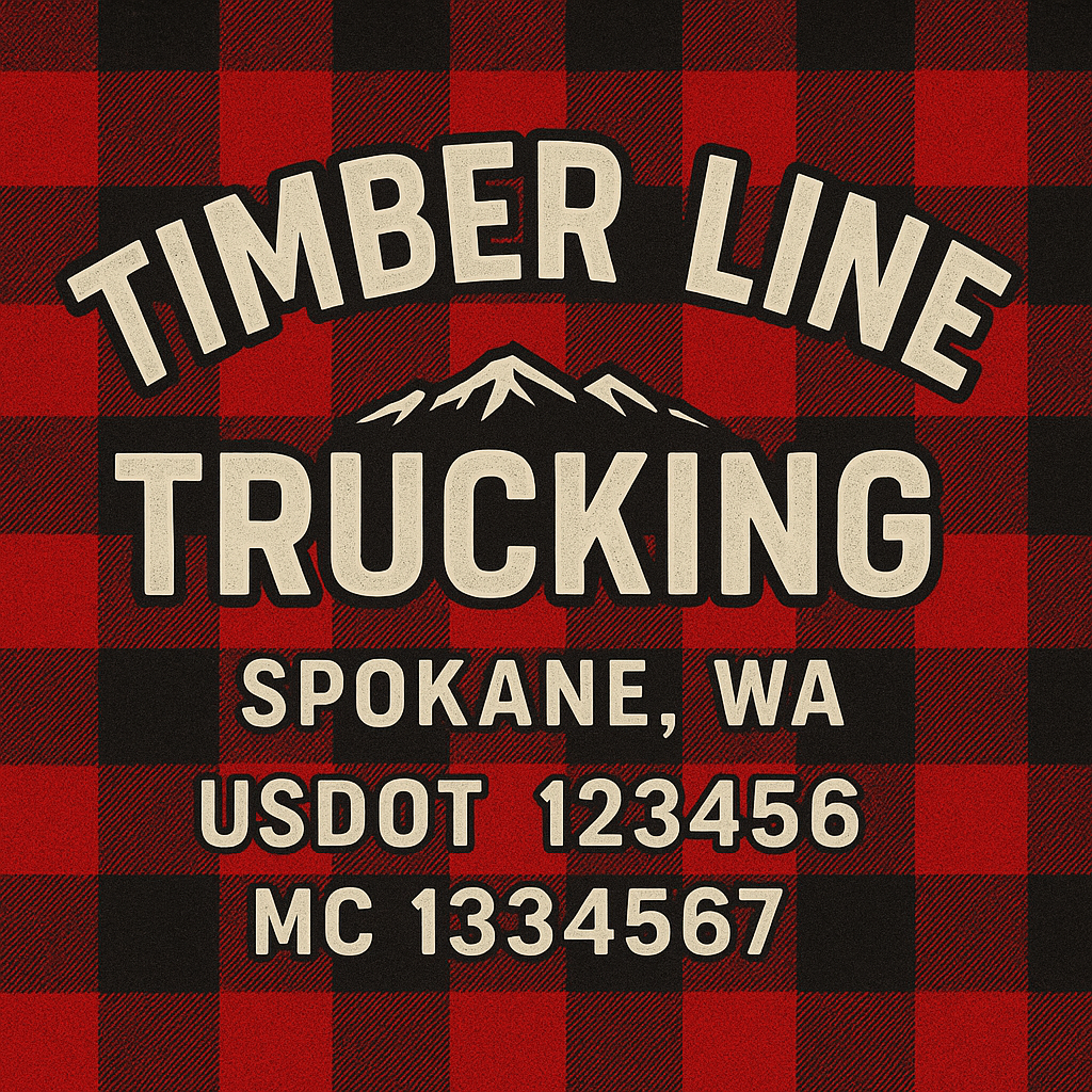 Custom Designed Trucking, Logistics, Truck Door Decal Lettering Sticker Sign Decal with USDOT, MC, GVW, CA, KYU (Set of 2)