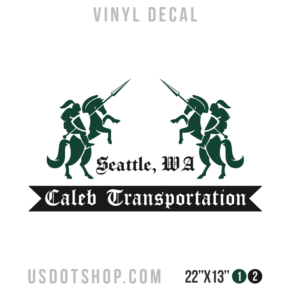 Truck Door Decal, Company Name, Location