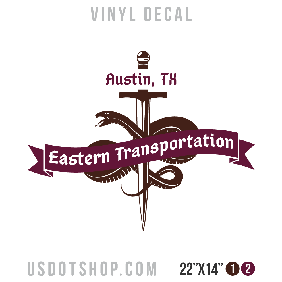 Truck Door Decal, Company Name, Location