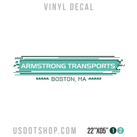 Truck Door Decal, Company Name, Location