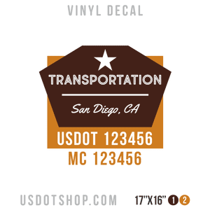 Truck Door Decal, Company Name, Location, USDOT, MC
