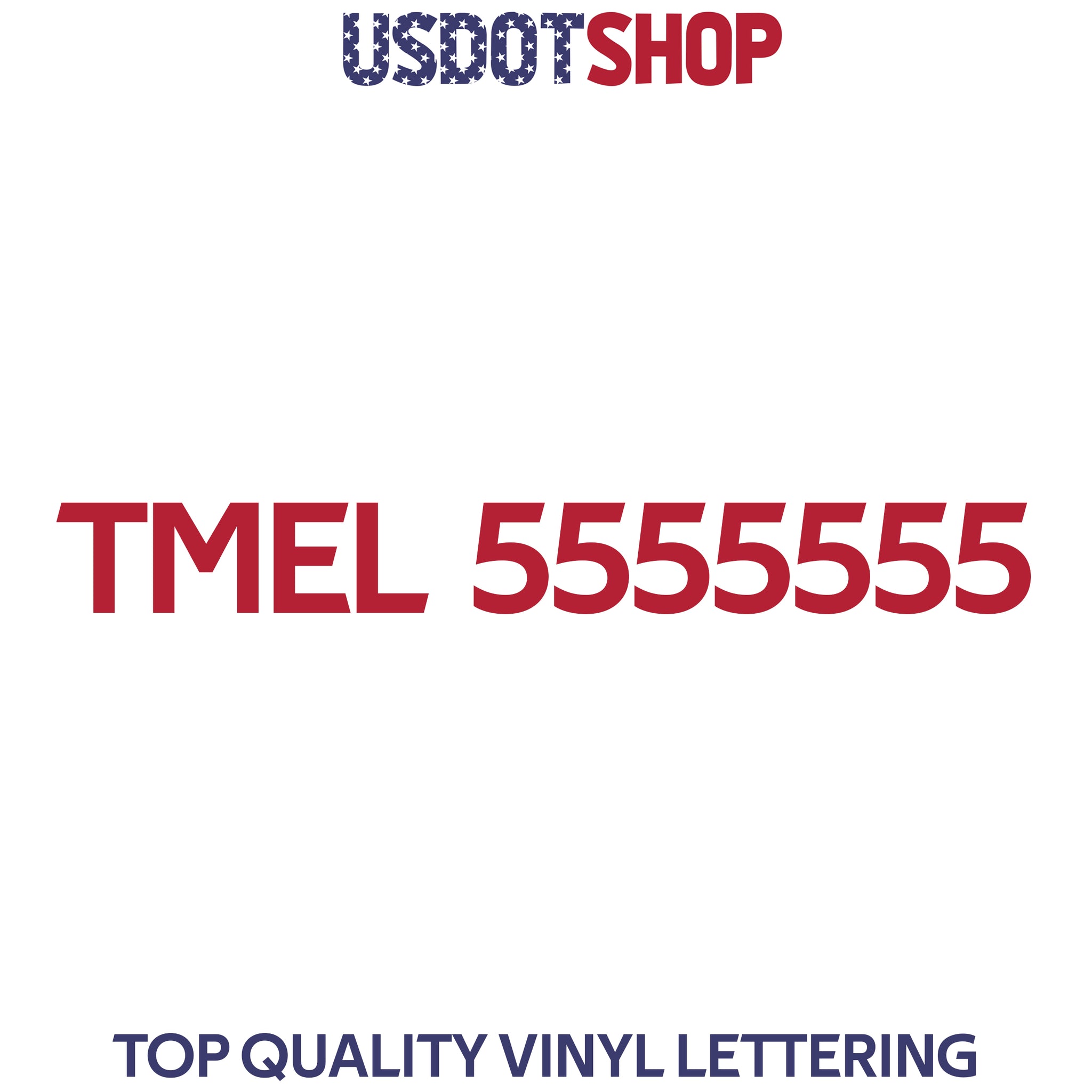 TMEL number sticker