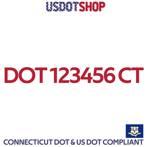 usdot decal Connecticut