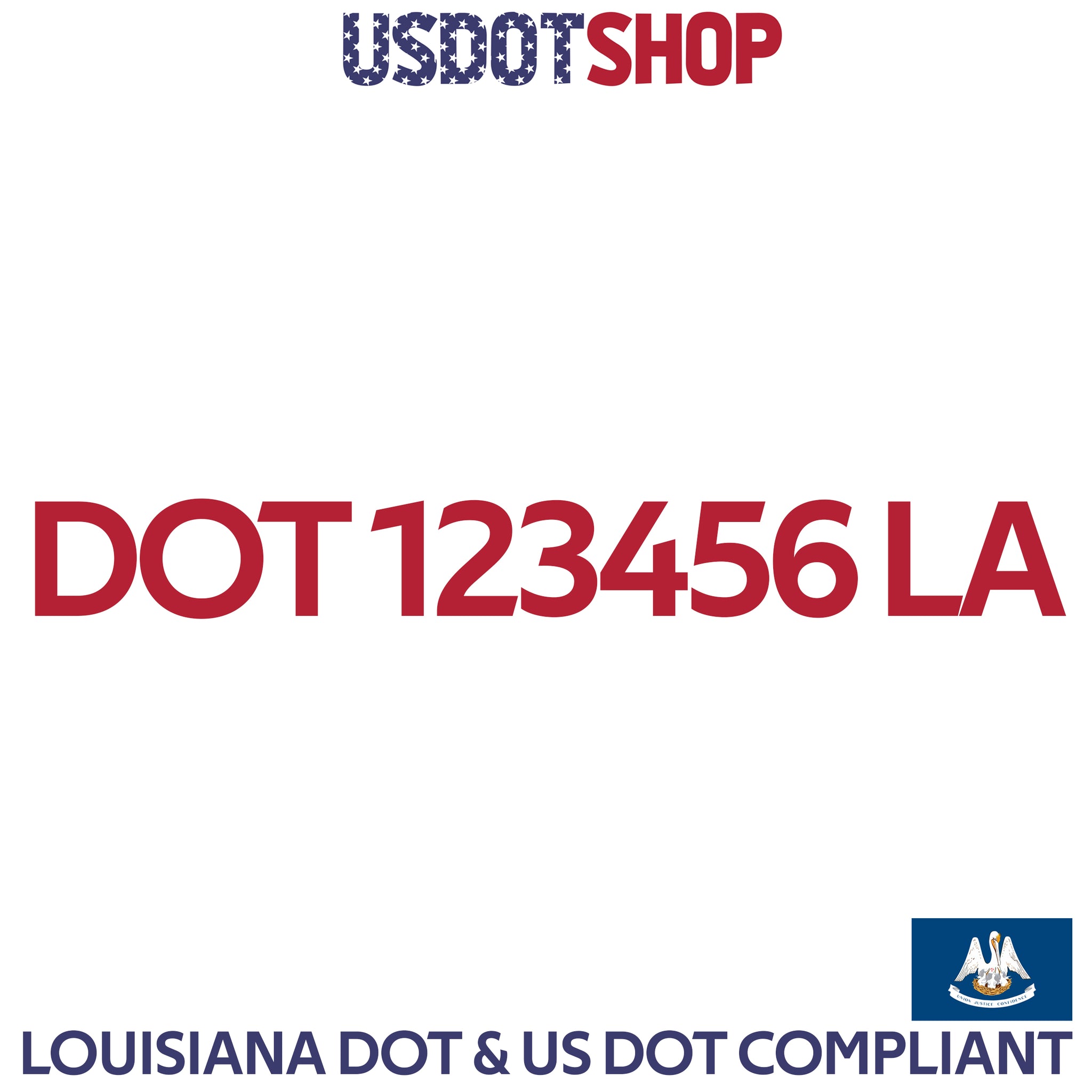 usdot decal Louisiana