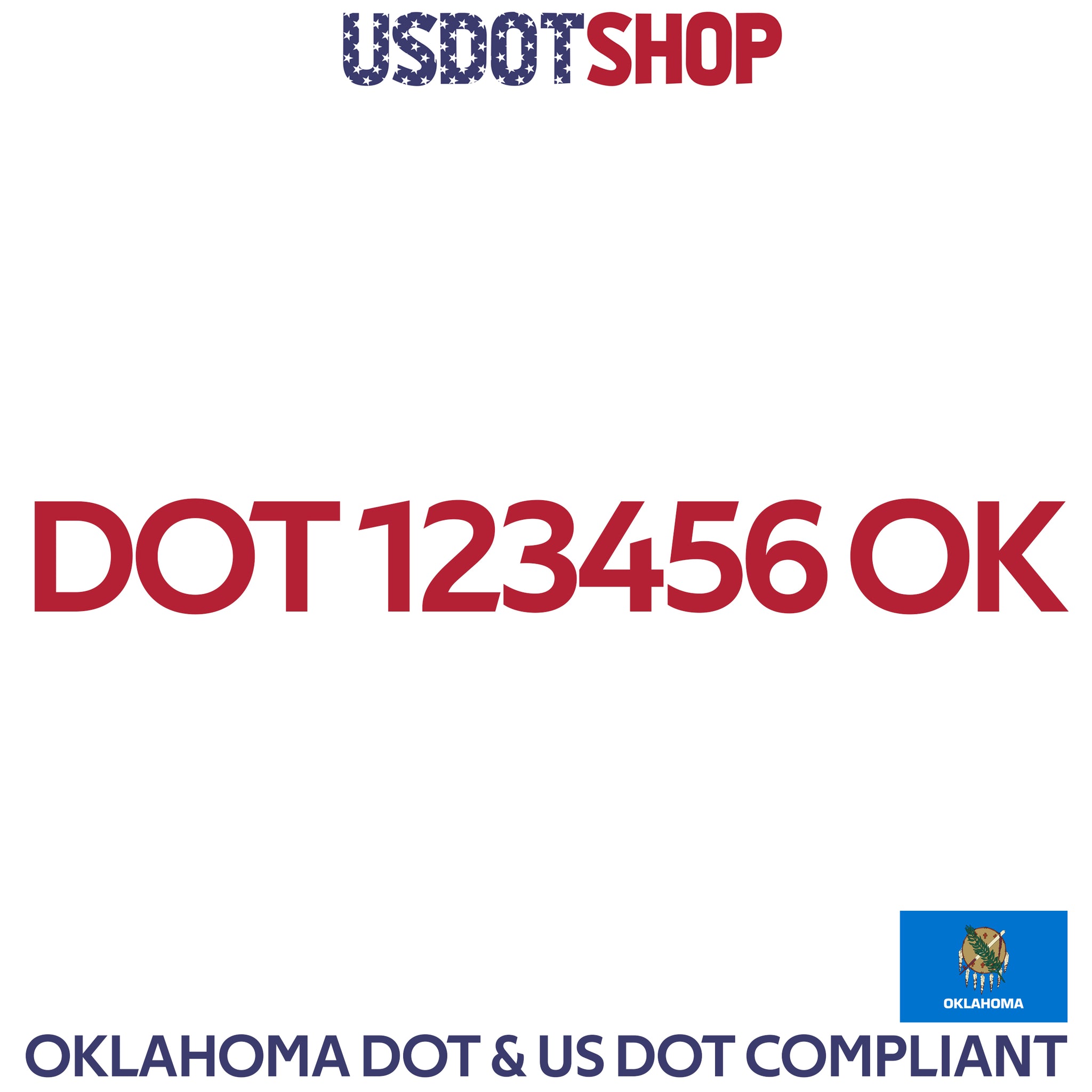 usdot decal Oklahoma