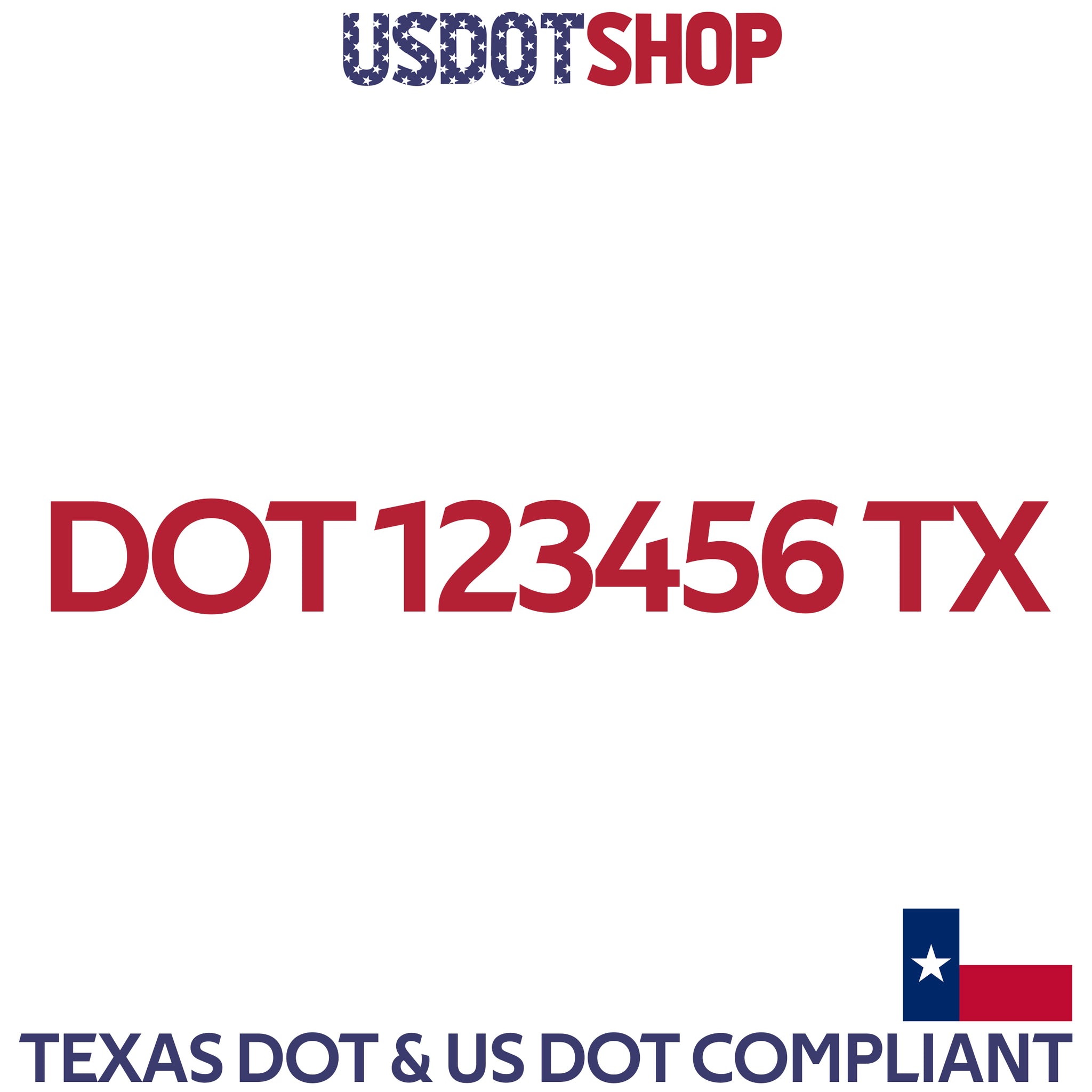 usdot decal texas